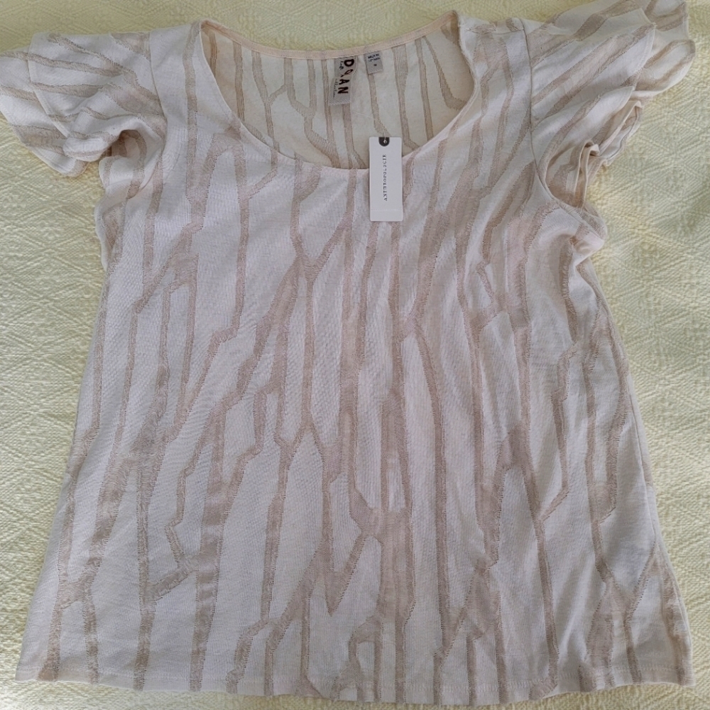 Anthropologie Ruffle Sleeve Top